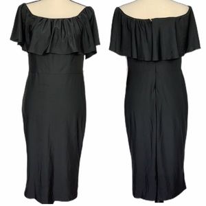 JJ’s House little black dress on / off shoulder 10